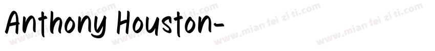 Anthony Houston字体转换